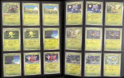 Pokemon Near Complete Twilight Masquerade Master Set w/ Binder & Promos NM/Mint - Image 4