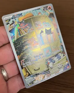 Pokemon TCG Litten 167/162 Temporal Forces Full Art IR Holo NM - Image 2
