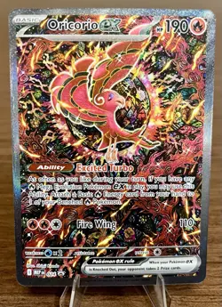 Pokemon TCG Oricorio EX 024 Black Star UPC Promo Phantasmal Flames NM/Mint - Image 1