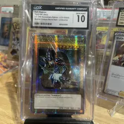Dark Magician (Quarter Century Secret Rare) LC01-EN005 CGC 10 GM Yu-Gi-Oh! - Image 1