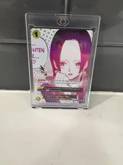 One Piece You'll Frighten Me (Alternate Art) OP14-118 The Azure Sea's Seven Foil - Image 1