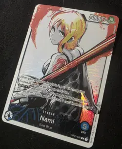 One Piece CCG Nami Alternate Art OP03-040 NM Leader English One Piece TCG - Image 1