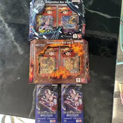 One Piece Vol 5 And Vol 6 Illustration Box Plus 2 OP-14 Booster Packs - Image 1