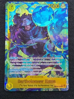 One Piece CCG - Bartholomew Kuma (Alt Art) OP12-119 SEC - Legacy of the Master - Image 1