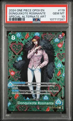 PSA 10 Donquixote Rosinante SP One Piece OP04-119 Emperors New World OP09 Gem - Image 1