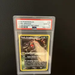 Dark Ariados 2004 Pokemon Ex Team Rocket Returns PSA 10 Graded Card GEM MT #30 - Image 5