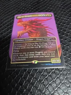 MTG English The Ur-Dragon (Borderless) NM Foil Commander Masters - Image 1