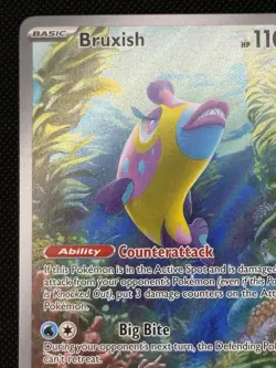 Pokemon Card TCG - Bruxish 200/191 Illustration Rare Surging Sparks Near Mint - Image 3
