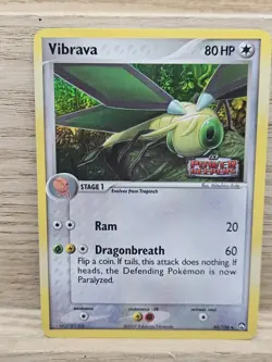Vibrava 40/108 2007 Pokemon Card TCG Power Keepers Stamped Reverse Holo (42) - Image 1