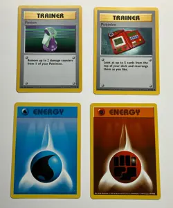 Base Set Pokemon Card Lot of 4 - Image 1