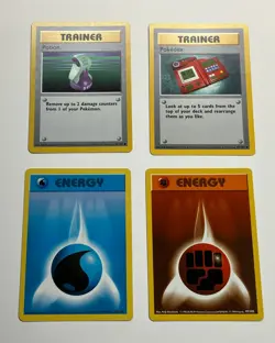 Base Set Pokemon Card Lot of 4 - Image 2