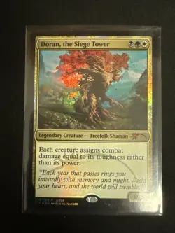 MTG Doran, the Siege Tower Foil RareCo Judge Promo Card - Image 1