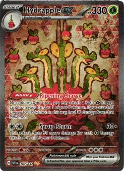 Pokemon TCG Hydrapple EX Stellar Crown Special Illustration Rare Card 167/142 NM - Image 1