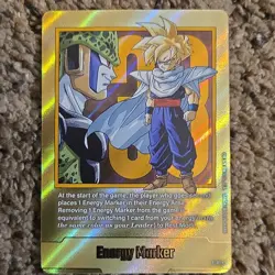 Bandai Dragon Ball Super Card Game Energy Marker Cell vs Gohan Holo E-81 - Image 1