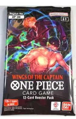 Wings of The Captain Booster Pack One Piece Card Game OP-06 English Sealed OP6 - Image 1