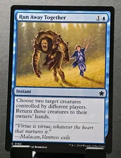 MTG #162 RUN AWAY TOGETHER Instant Foundations card⚔NM/MT - Image 1