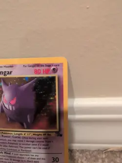 Gengar - 5/62 - Pokemon Fossil Unlimited Holo Rare Card WOTC NM - Image 3