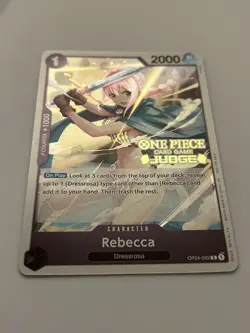 Rebecca (Judge Pack Vol. 6) OP04-092 One Piece Promotion Cards Foil - Image 1