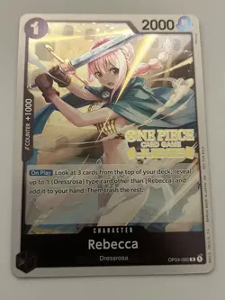 Rebecca (Judge Pack Vol. 6) OP04-092 One Piece Promotion Cards Foil - Image 2