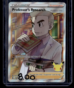 Professor's Research (Full Art) 024/025 Celebrations Ultra Rare Pokemon Card - Image 1