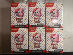 6xPokemon TCG 151 Scarlet and Violet Booster Bundle Trading Cards Set - 6 Packs - Image 3