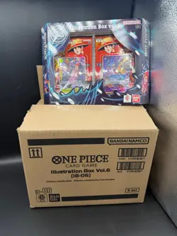 (X6) Bandai One Piece Trading Card Game Illustration Box Vol 6 Volume - Image 1