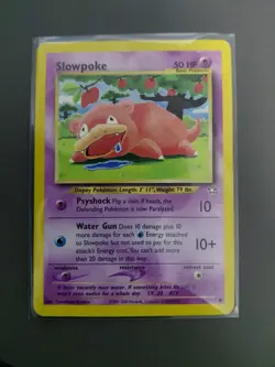 Slowpoke 73/111 - Neo Genesis Set - Pokemon Card - Excellent Condition - Image 1