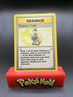 Pokemon TCG Trainer Card Pokemon Trader Base 77/102 Regular Near Mint! - Image 1