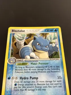 Blastoise 14/100 Crystal Guardians - Holo Rare - Pokemon TCG Card LP - Image 2