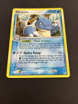 Blastoise 14/100 Crystal Guardians - Holo Rare - Pokemon TCG Card LP - Image 3