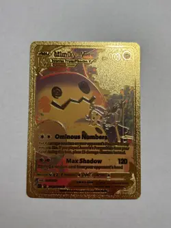 Custom Gold Foil Display Card Mimikyu VMAX Fan Art Card Mint TG21/TG30 - Image 1