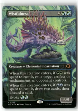Wistfulness Borderless Lorwyn Eclipsed Magic MTG NM - Image 1