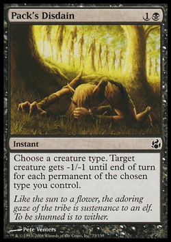 MTG Magic the Gathering Pack's Disdain (73/153) Morningtide LP - Image 1