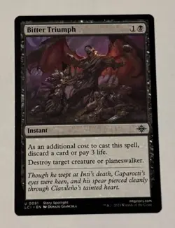 MTG Bitter Triumph - The Lost Caverns Of Ixalan LP - Image 1