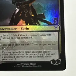Sorin, Lord of Innistrad 1/80 FOIL Duel Deck: Sorin vs Tibalt MTG LP - Image 5
