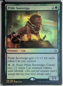 FOIL Pride Sovereign Hour of Devastation MTG Magic The Gathering 372 - Image 1