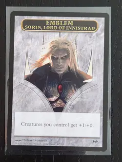 Emblem - Sorin, Lord of Innistrad #3 Dark Ascension MTG Non-Foil NM - Image 1