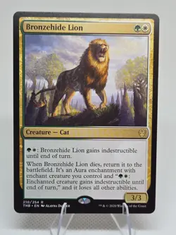 Bronzehide Lion X1 THB MTG Theros Beyond Death - Image 1