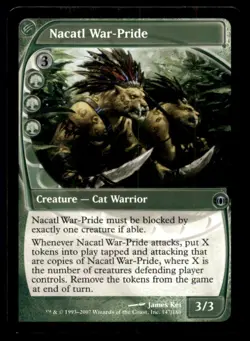Nacatl War-Pride LP Light Play Future Sight MTG [7051] - Image 1