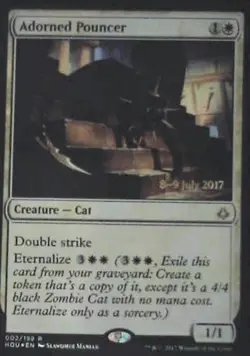 Adorned Pouncer - Hour of Devastation: #2, Magic: The Gathering - Foil Lp C250 - Image 1