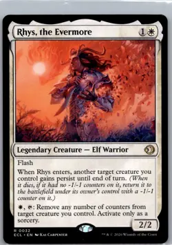 Rhys, the Evermore (R) #32 Lorwyn Eclipsed MTG NM - Image 1