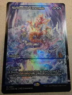 Harmonized Crescendo - #384 Foil (Showcase) Lorwyn Eclipsed - Mtg - Image 1