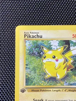 #60 Pikachu | 1st Edition | 1999 Pokemon TCG Fossil📈🔥 - Image 2