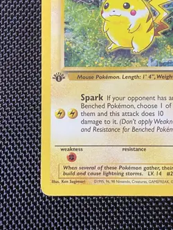 #60 Pikachu | 1st Edition | 1999 Pokemon TCG Fossil📈🔥 - Image 5
