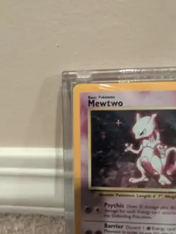 Pokemon TCG Mewtwo #10/102 Base Set Holo Unlimited Rare 1999 WOTC NM - Image 3
