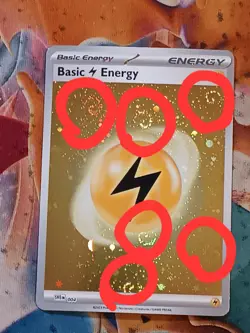 Pokemon S&V 151 Basic Lightning Energy 6Xswirls HD Cosmos Holo 🔥NM - Image 1