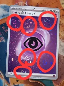 Pokemon S&V 151 Psychic Energy 6Xswirls HD Cosmos Holo 🔥NM - Image 1