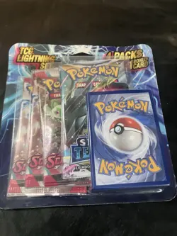 Pokemon TCG Lightning 4 Booster Packs Silver Tempest Scarlet Violet New Sealed - Image 1