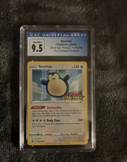 Pokemon Snorlax TCG CGC 9.5 Mint Vivid Voltage Prerelease Promo SWSH068 - Image 1