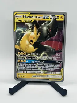 Pikachu & Zekrom GX Pokemon TCG Team Up 33/181 2019 World Championships - Image 1